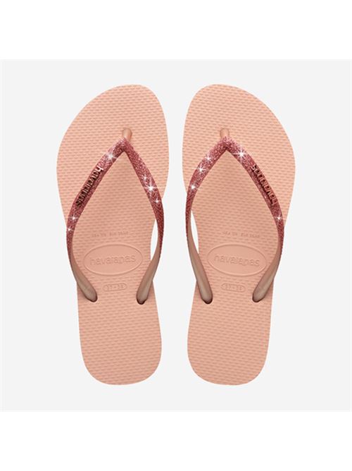 Infradito donna colore Rose HAVAIANAS | SLIM GLITTER IIBALLET ROSE